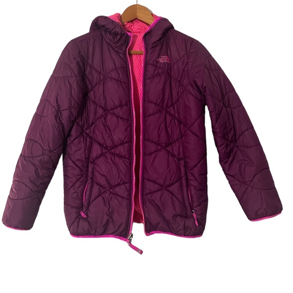 The North Face Girls reversible Jacket size XL - Picture 3 of 11